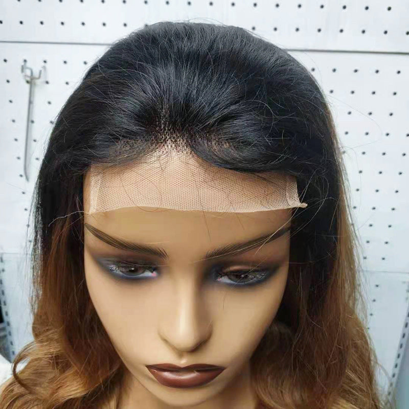 Ombre 1B 27 Body Wave 4x4 Lace Perücke Brasilianische Echthaarperücken